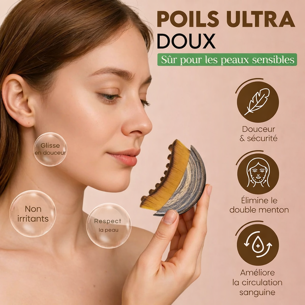Brosse de massage lymphatique